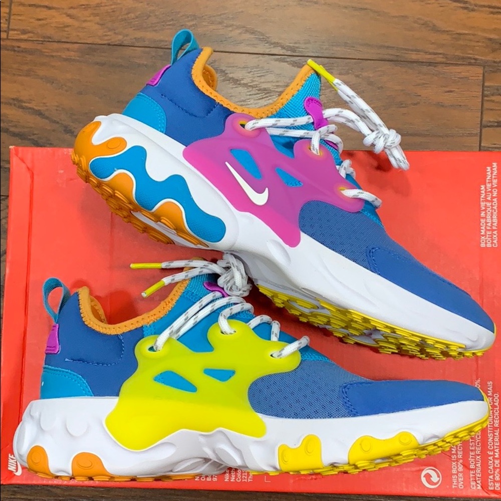 NIKE REACT PRESTO (GS) unisex mountain blue/white